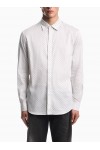 Shirt in allover print cotton satin with regular fit Shirt in allover print cotton satin with regular fit