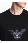 Lyocell blend jersey T-shirt with graffiti eagle logo