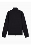 Full-zip sweatshirt in modal jersey with logo plaque Full-zip sweatshirt in modal jersey with logo plaque