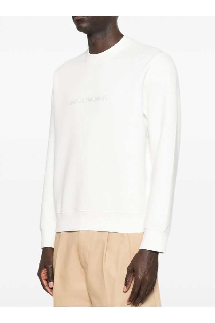 Sweatshirt Essential in cotton double jersey