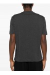 Heavy jersey T-shirt with soft embossed logo
