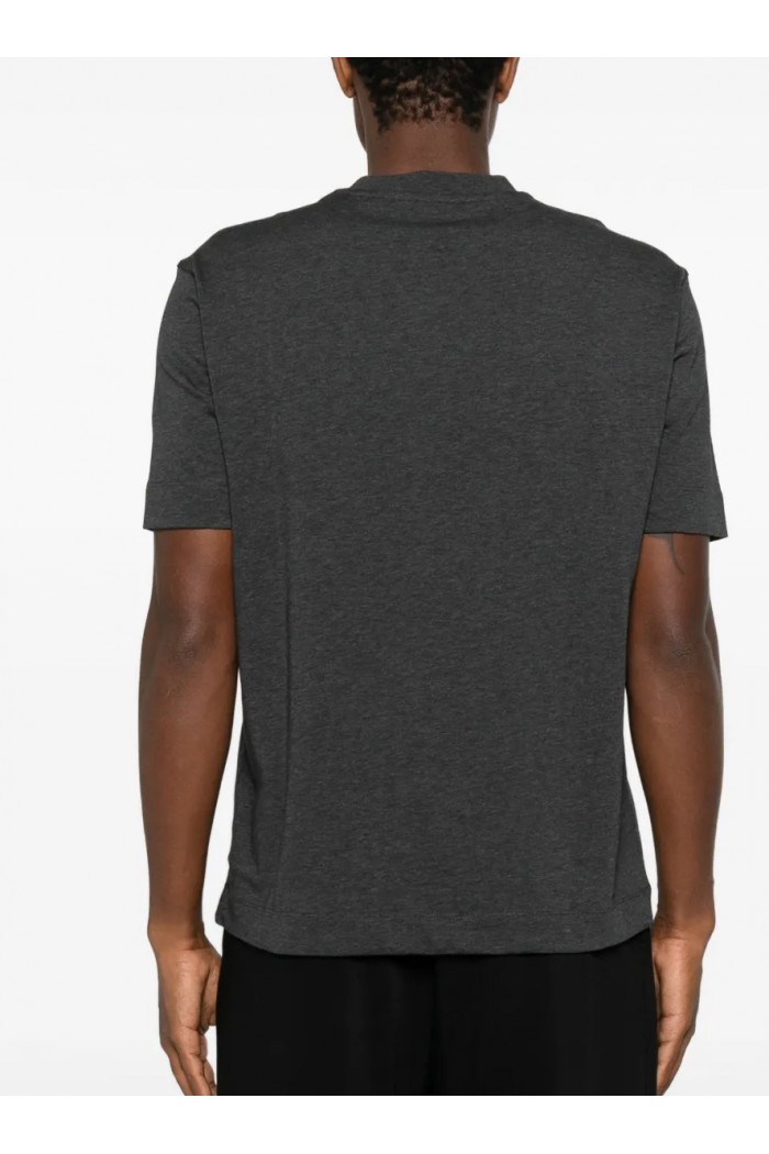 Heavy jersey T-shirt with soft embossed logo