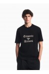 Heavy jersey T-shirt with soft embossed logo