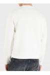 Double jersey sweatshirt with contrasting logo