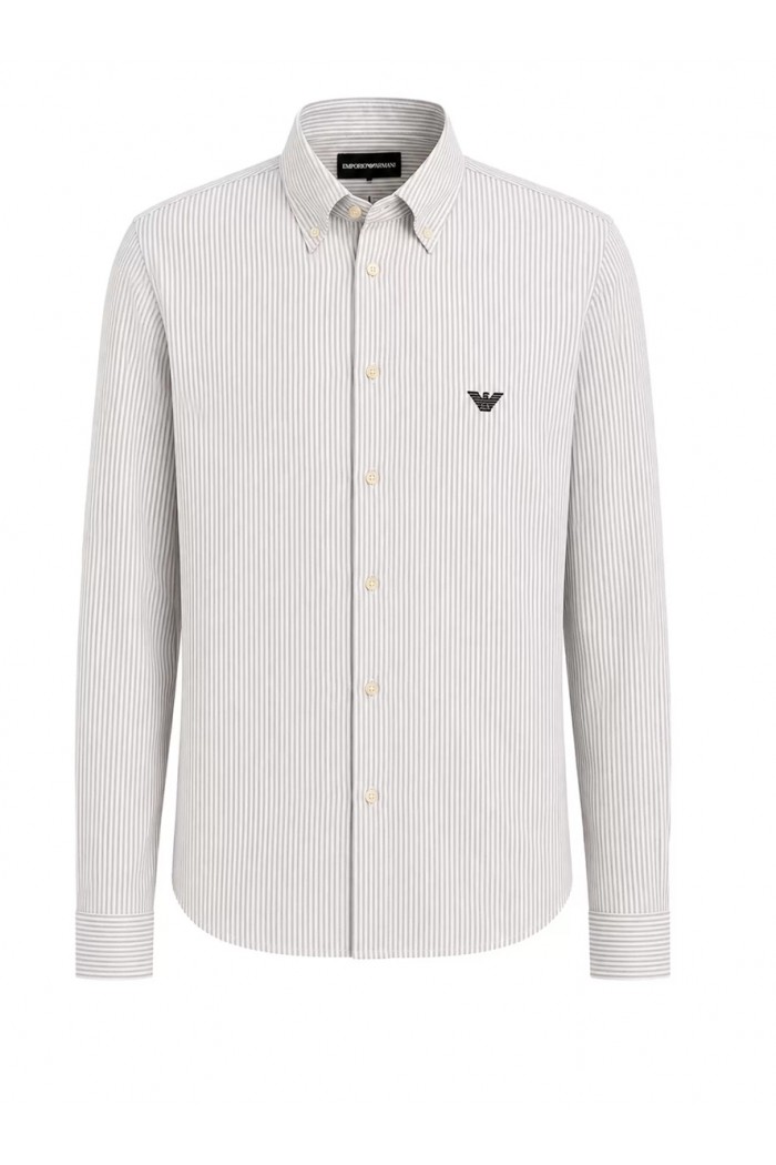 Light Blue Striped Shirt