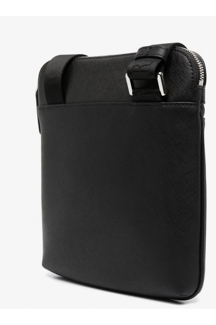 Regenerated shoulder bag Essential in saffiano leather