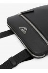 Regenerated shoulder bag Essential in saffiano leather
