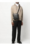 Regenerated shoulder bag Essential in saffiano leather