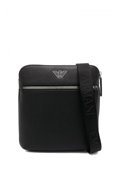 Regenerated shoulder bag Essential in saffiano leather