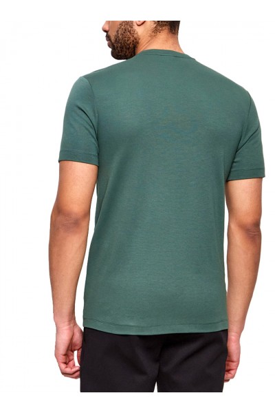 Premium Label stretch viscose-blend crew-neck T-Shirt