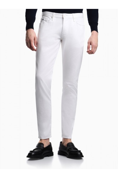 J06 stretch-fabric slim-fit trousers