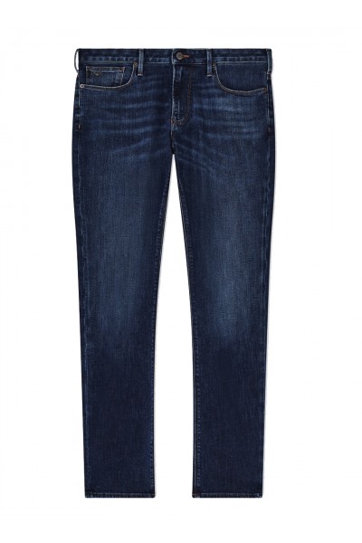 J06 slim-fit washed comfort-denim jean
