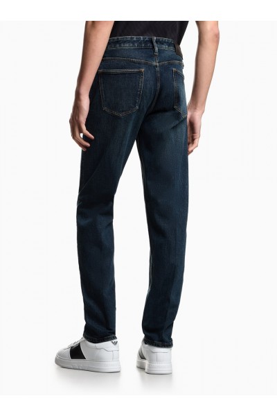 J75 slim-fit stone-washed comfort stretch-denim jeans