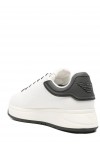 Leather sneakers with rubber back knurled sole Leather sneakers with rubber back knurled sole