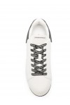 Leather sneakers with rubber back knurled sole Leather sneakers with rubber back knurled sole