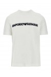 Lyocell blend jersey T-shirt with soft-touch embossed logo Lyocell blend jersey T-shirt with soft-touch embossed logo
