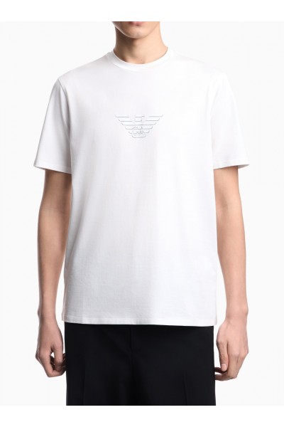 Jersey T-shirt with logo print