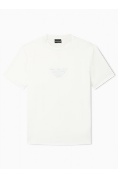 Jersey T-shirt with logo print