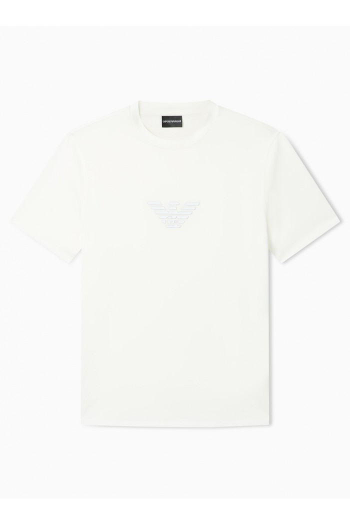 Jersey T-shirt with logo print Jersey T-shirt with logo print