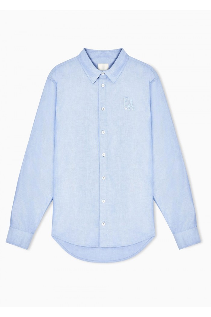 Eagle Club cotton Oxford shirt with embroidery Eagle Club cotton Oxford shirt with embroidery