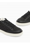Jacquard sneakers with an all-over eagle
