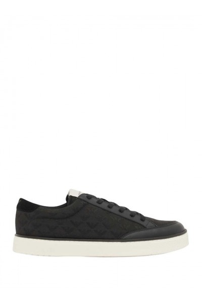 Jacquard sneakers with an all-over eagle