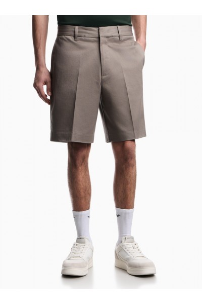 Comfort cotton chino Bermuda shorts