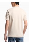 Slim fit T-shirt in heavy jersey with domed eagle Slim fit T-shirt in heavy jersey with domed eagle