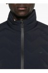 Water-repellent chevron quilted nylon spandex sleeveless down jacket Water-repellent chevron quilted nylon spandex sleeveless down jacket