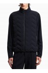 Water-repellent chevron quilted nylon spandex sleeveless down jacket Water-repellent chevron quilted nylon spandex sleeveless down jacket