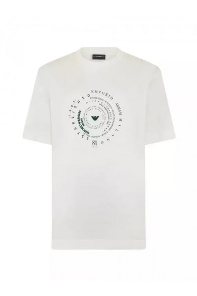 Logo Graphic Jersey Crew Neck T-Shirt