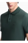 Slim-fit piqué polo shirt
