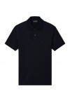 Slim-fit piqué polo shirt