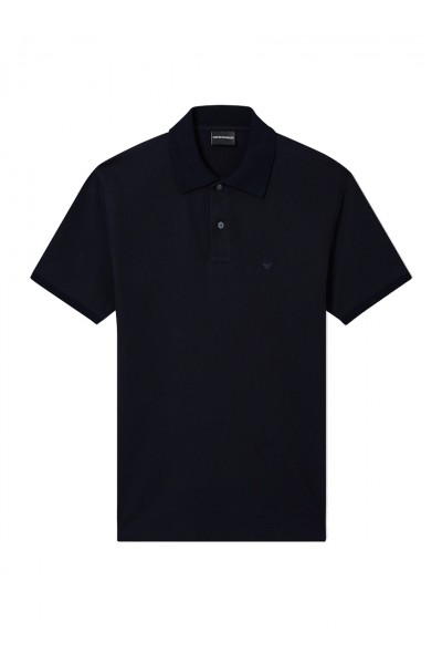 Slim-fit piqué polo shirt