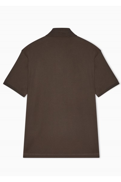 Regular fit piqué polo shirt