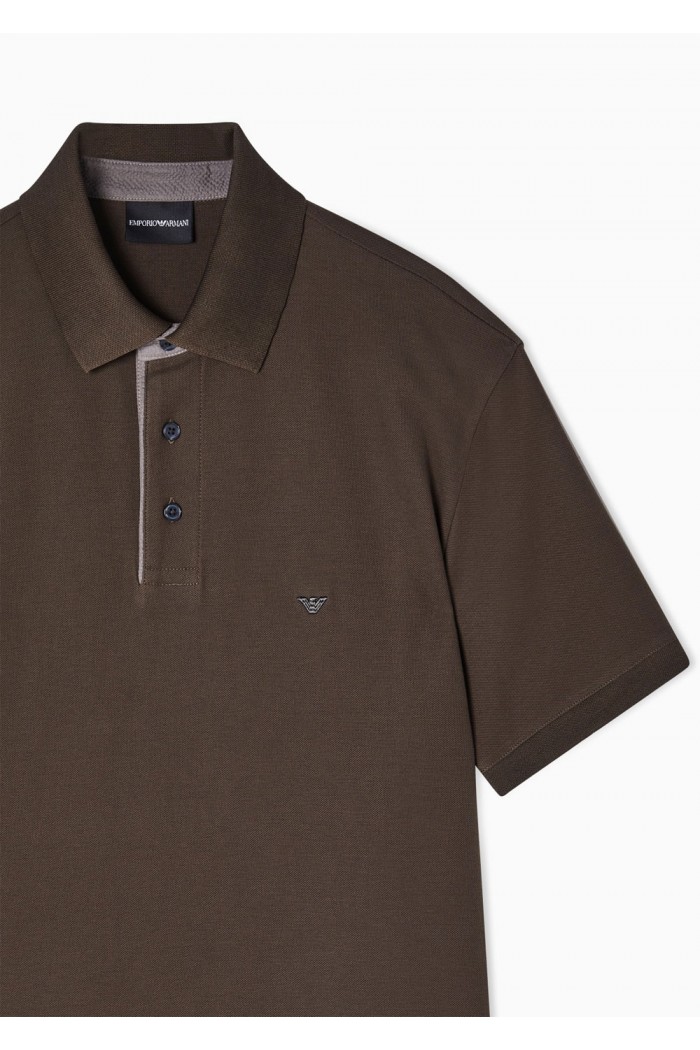 Regular fit piqué polo shirt Regular fit piqué polo shirt