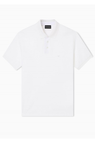 Regular fit piqué polo shirt