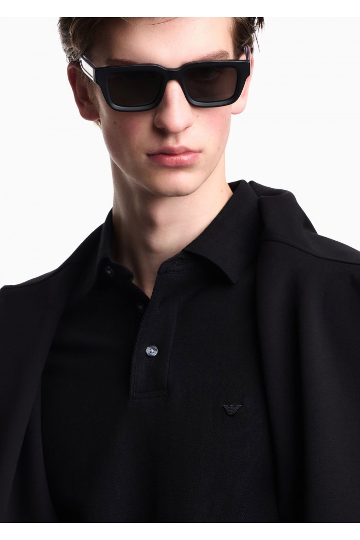 Regular fit piqué polo shirt Regular fit piqué polo shirt
