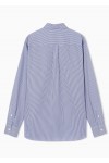 Travel Essential striped button-down shirt
