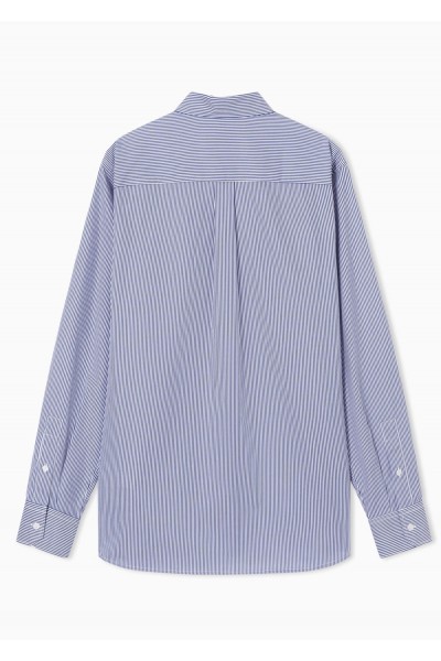 Travel Essential striped button-down shirt