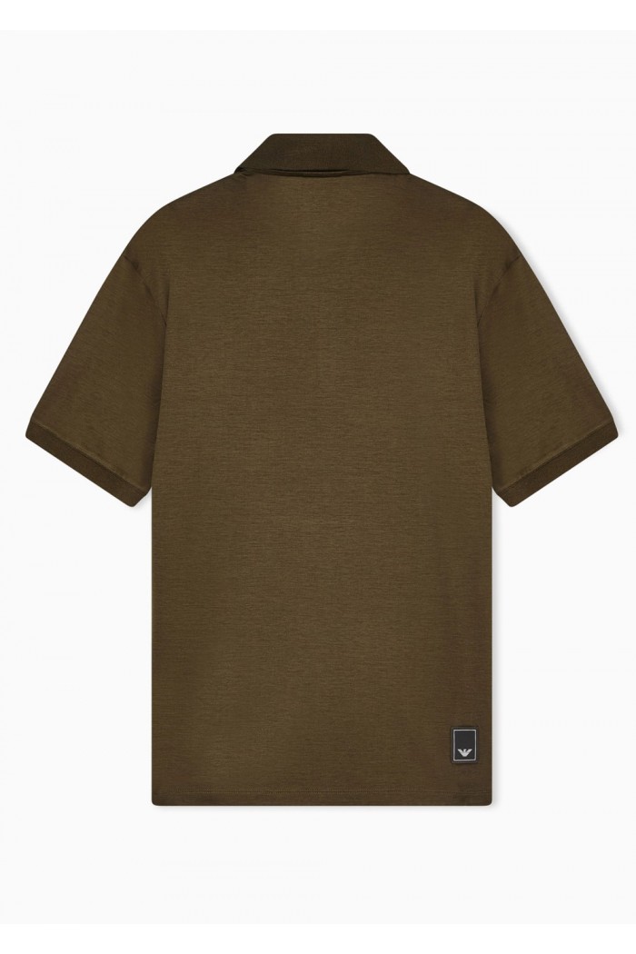 Travel Essential Lyocell-blend jersey polo shirt Travel Essential Lyocell-blend jersey polo shirt
