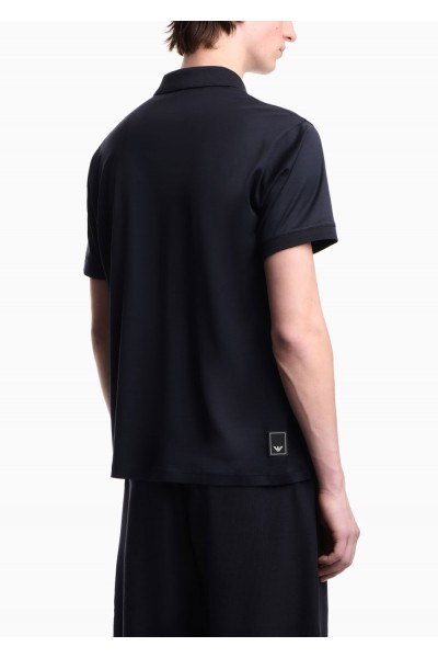 Travel Essential Lyocell-blend jersey polo shirt