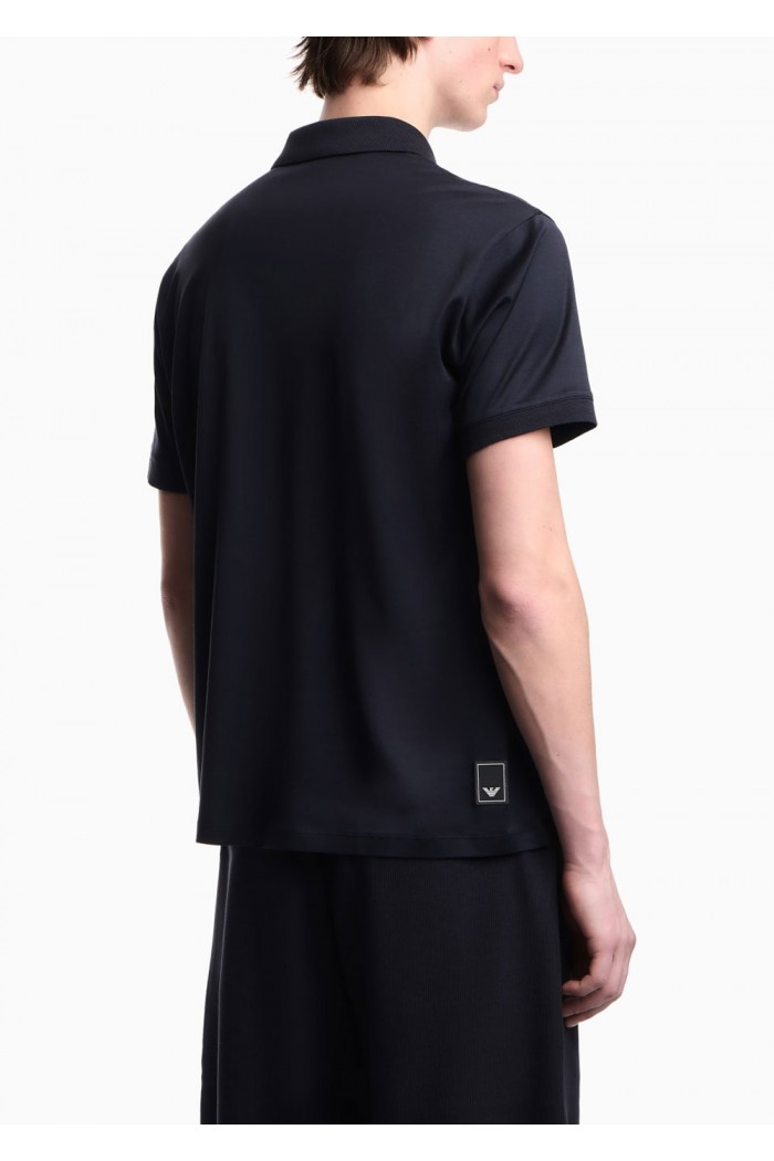 Travel Essential Lyocell-blend jersey polo shirt Travel Essential Lyocell-blend jersey polo shirt