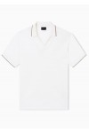 V-neck piqué polo shirt V-neck piqué polo shirt