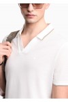 V-neck piqué polo shirt V-neck piqué polo shirt
