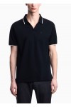 V-neck piqué polo shirt V-neck piqué polo shirt