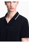 V-neck piqué polo shirt V-neck piqué polo shirt