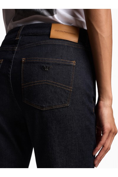 J18 high-rise skinny-leg jeans in comfort mercerised denim