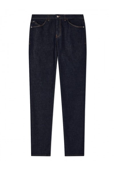 J18 high-rise skinny-leg jeans in comfort mercerised denim