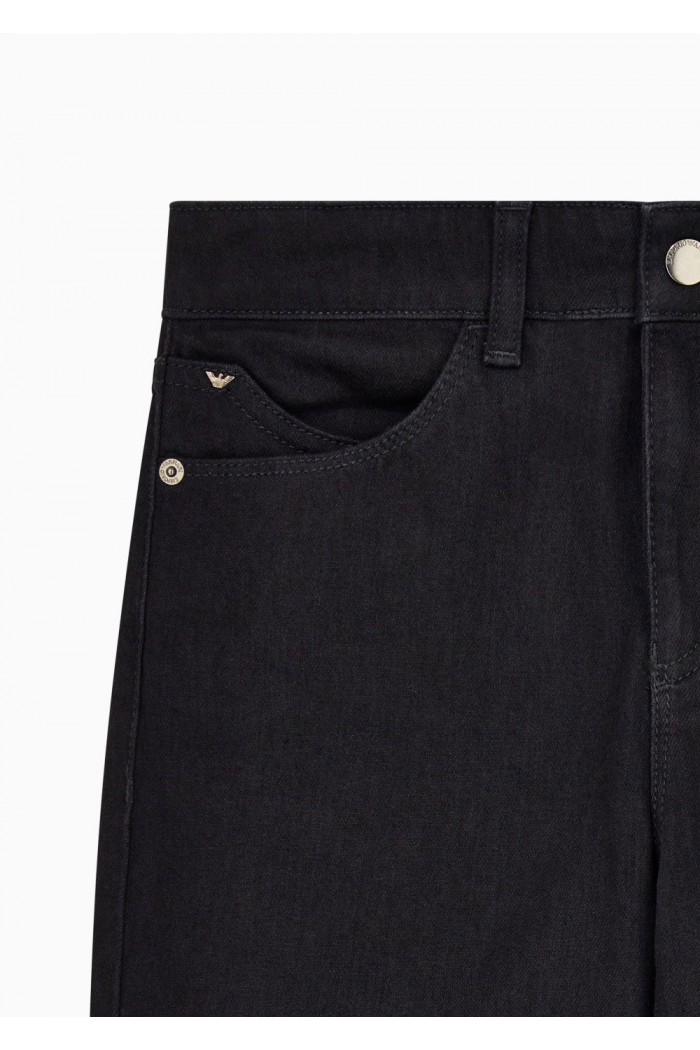 J18 High-rise skinny-leg jeans in comfort denim